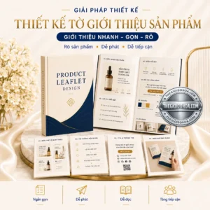 Thiết kế to gioi thieu sản phẩm