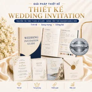 Thiết kế wedding invitation