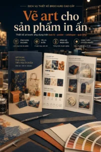 Vẽ art cho sản phẩm in an