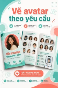 Vẽ avatar theo yêu cầu