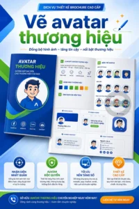 Vẽ avatar thương hiệu