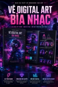 Vẽ digital art bia nhac