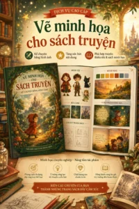 Vẽ minh hoa cho sach truyện