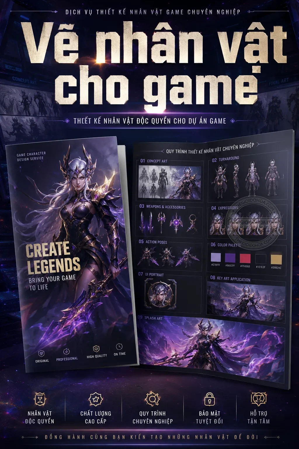 Vẽ nhãn vật cho game
