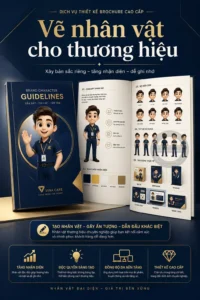 Vẽ nhãn vật cho thương hiệu